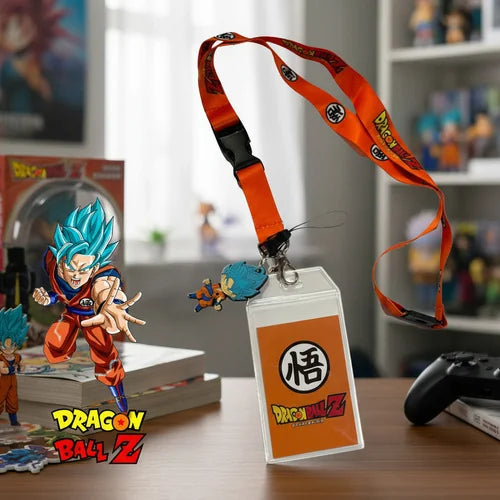 Porta Carnet Cinta Dragon Ball Goku Super Saiyan Blue