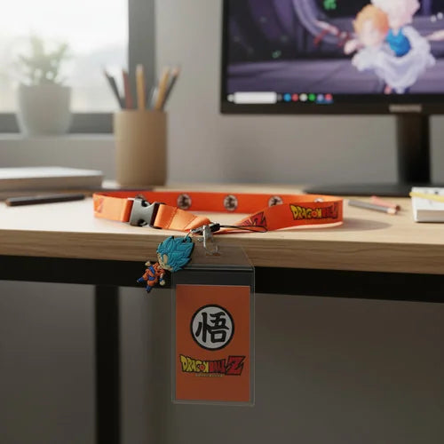 Porta Carnet Cinta Dragon Ball Goku Super Saiyan Blue