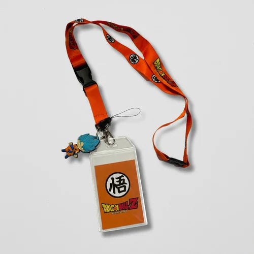 Porta Carnet Cinta Dragon Ball Goku Super Saiyan Blue