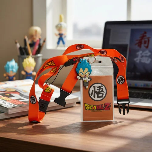 Porta Carnet Cinta Dragon Ball Vegeta Super Saiyan Blue