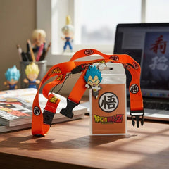 Porta Carnet Cinta Dragon Ball Vegeta Super Saiyan Blue