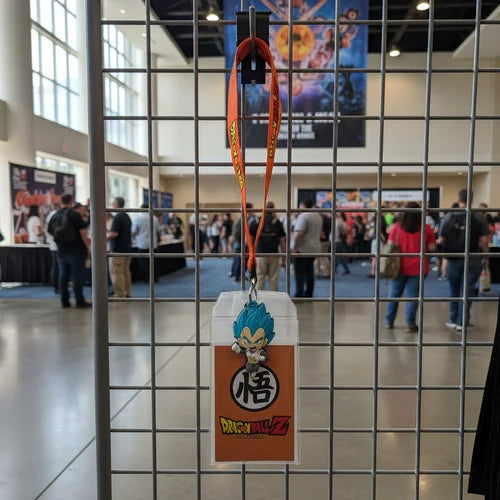 Porta Carnet Cinta Dragon Ball Vegeta Super Saiyan Blue