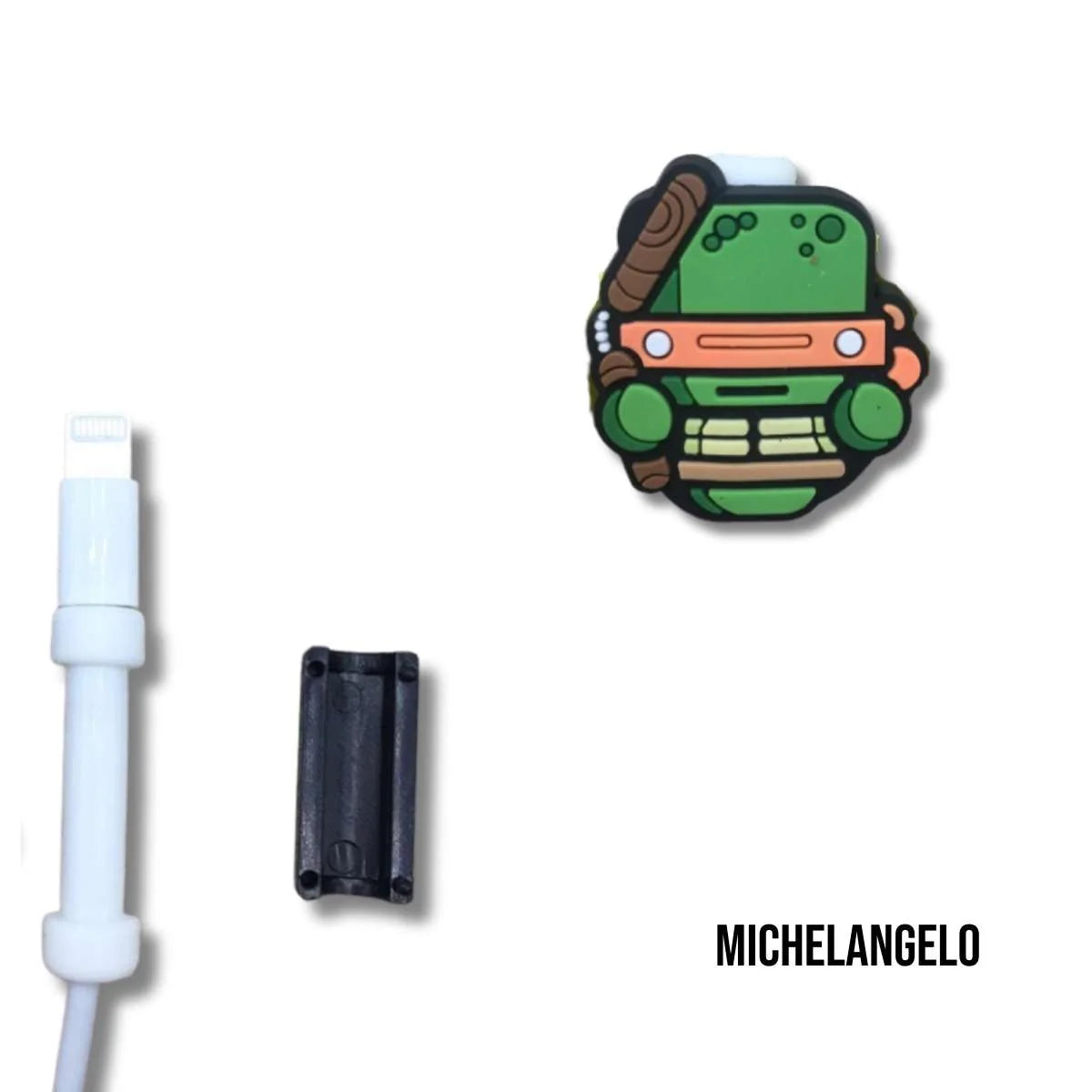 Protector para Cable Michelangelo de las Tortugas Ninja