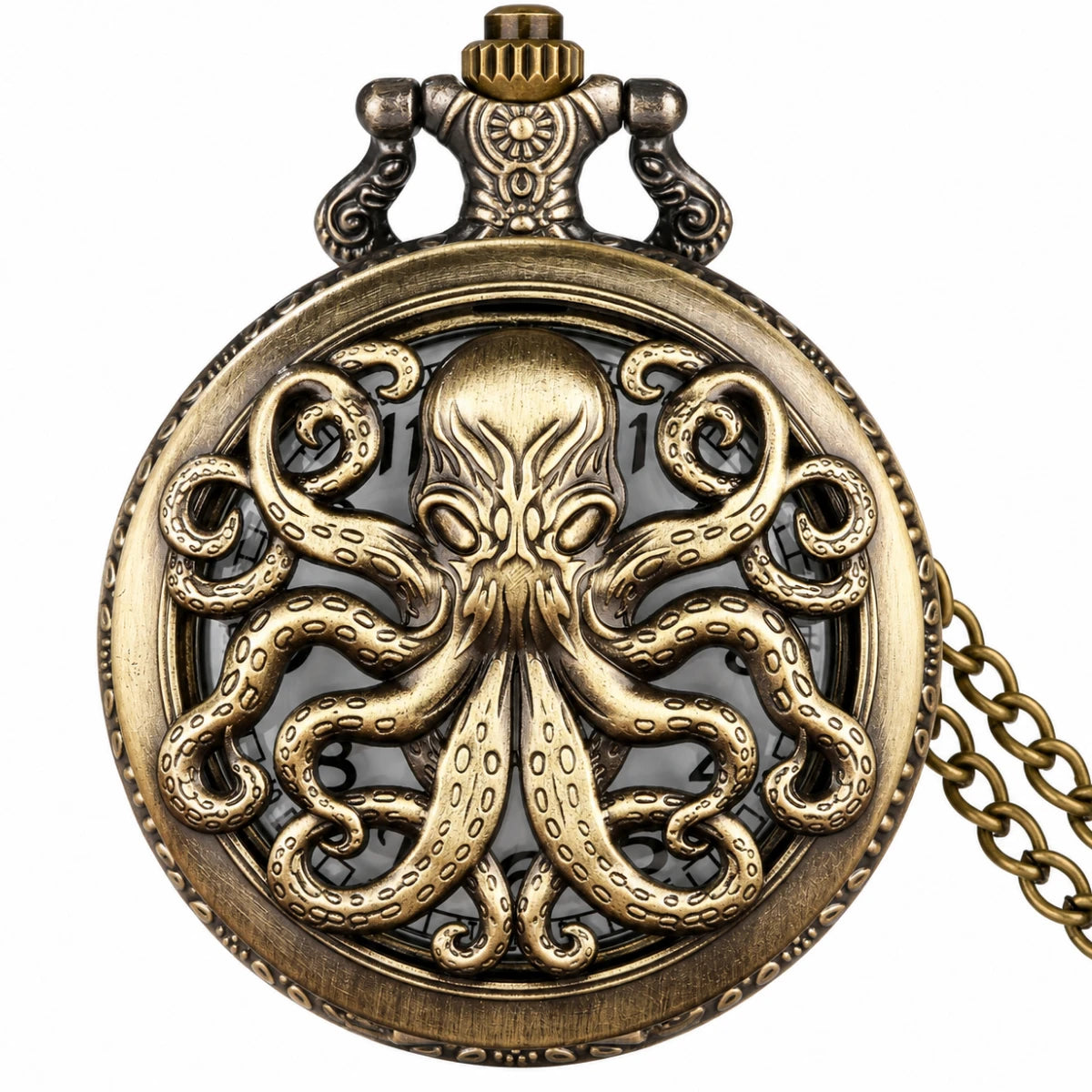 Reloj de Bolsillo Cthulhu Tentáculos
