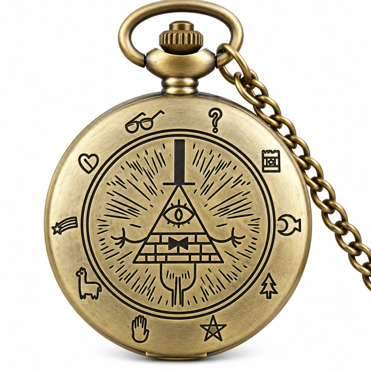 Reloj de Bolsillo Gravity Falls Bill Cipher