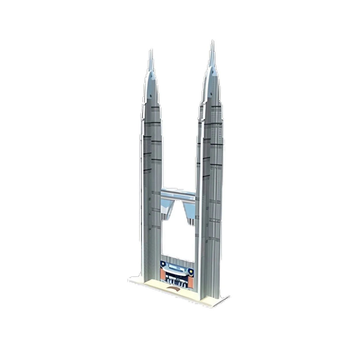 Rompecabezas 3D Mini Sitios Turísticos Petronas twin towers