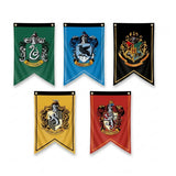Set Banderines Harry Potter Casas de Hogwarts