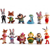 Set Figuras Mini Zootopia 12 Personajes 7 cm