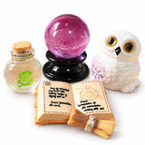 Set Miniaturas Harry Potter Mágicas Bola de Cristal Búho Libro y Pociones