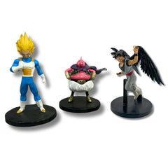 Set x 3 Figuras 13 CM Dragon Ball Z Sobre Base