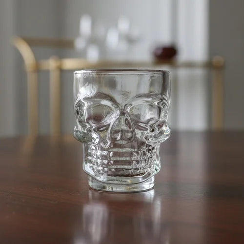 Set x 6 Copas Shots Calavera 48 ml Transparentes