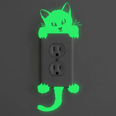 Sticker Luminoso Gatito para Interruptor