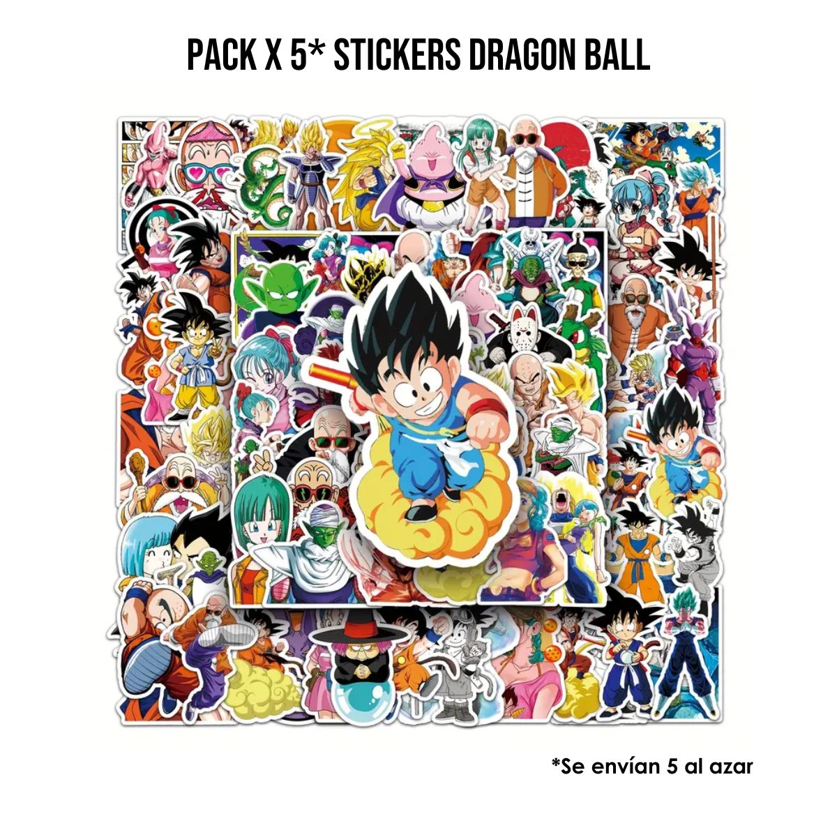 Pack x 5 Stickers Dragon Ball