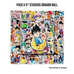 Pack x 5 Stickers Dragon Ball