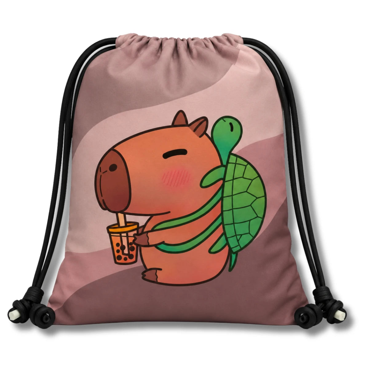 Tula Capibara Tortuga y Bubble Tea