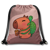 Tula Capibara Tortuga y Bubble Tea