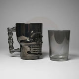 Vaso Cervecero Calavera 500 ml Negro Medio (1 Unidad)