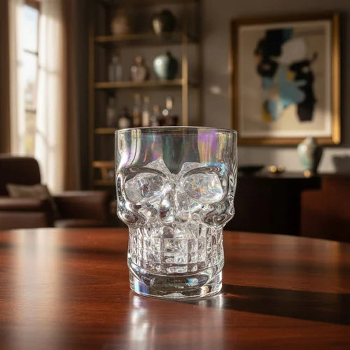 Vaso Cervecero Calavera 500 ml Tornasol (1 Unidad)