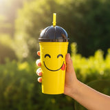 Vaso Pitillo Emoji