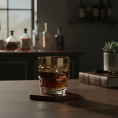 Vaso Whiskero Calavera 290 ml Dorado (1 Unidad)